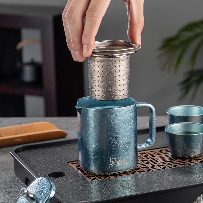 チタン製 茶具セット 功夫茶器